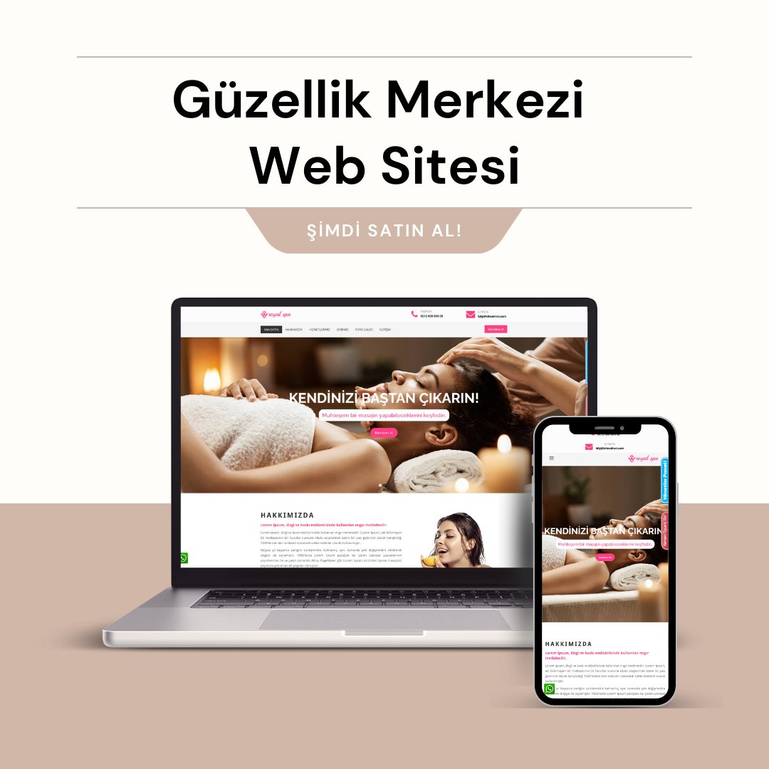 Güzellik Merkezi Web Sitesi 045