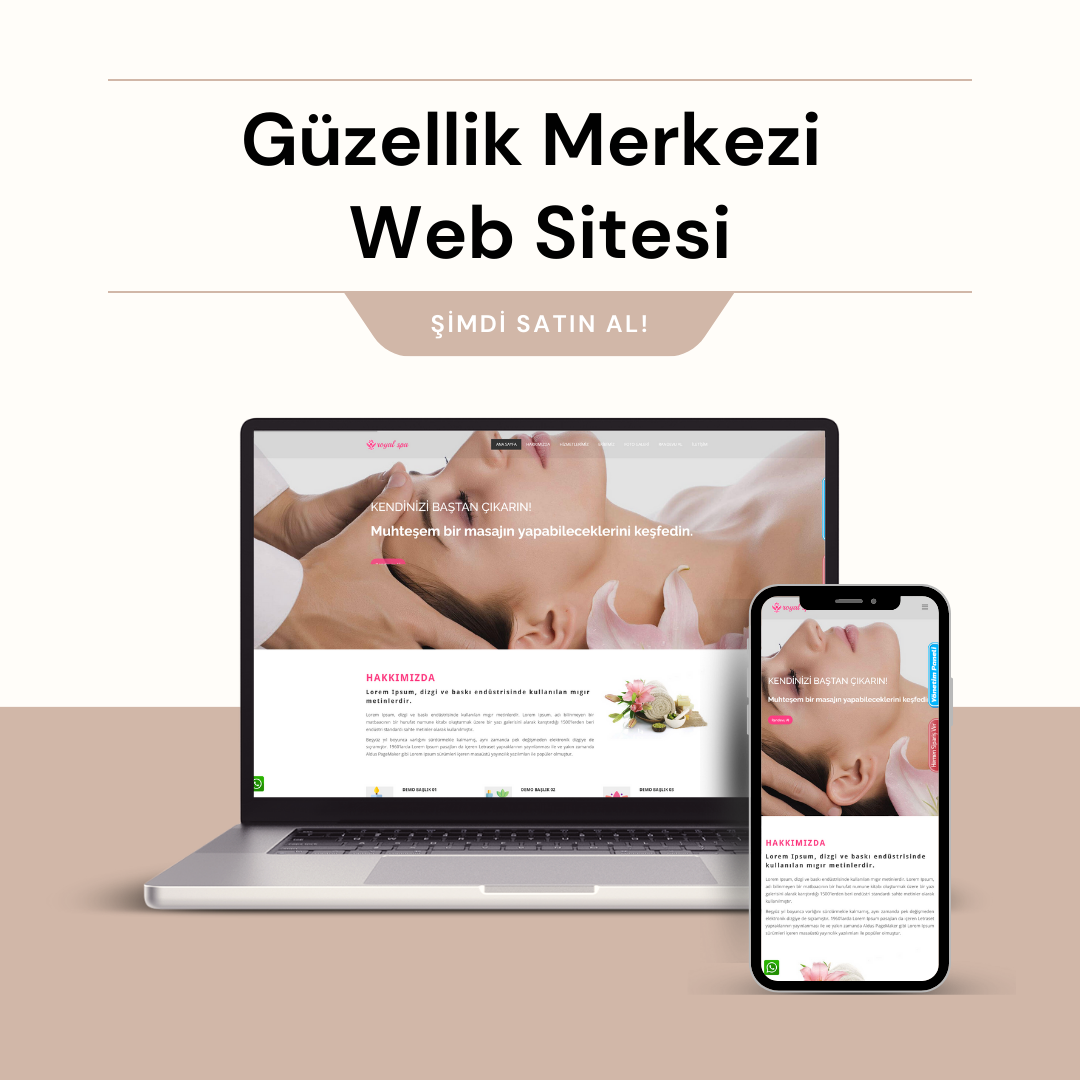 Güzellik Merkezi Web Sitesi 046