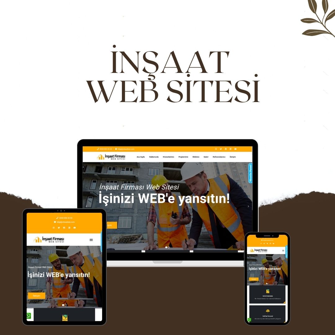 İnşaat Firma Web Sitesi 081