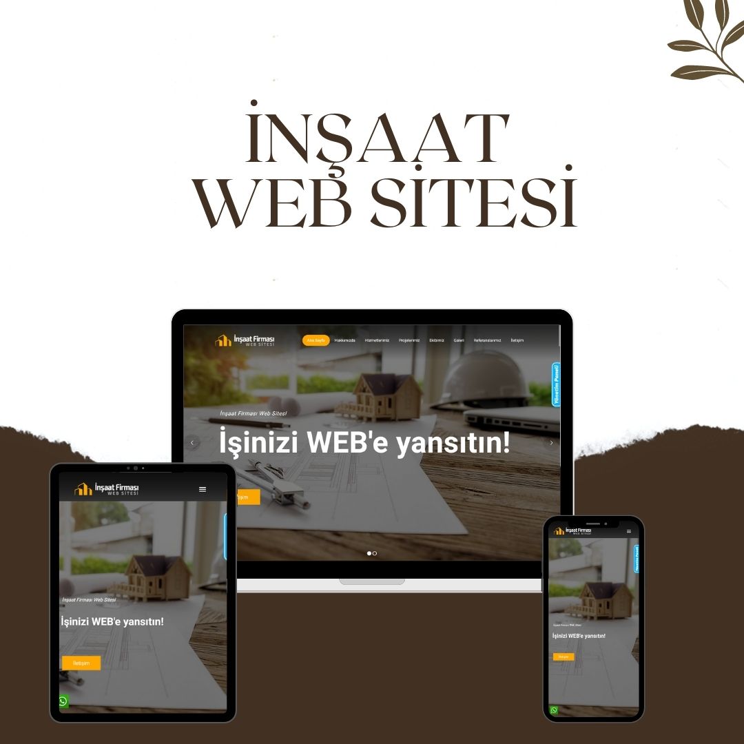 İnşaat Firma Web Sitesi 082