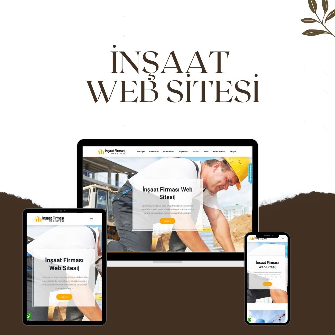 İnşaat Firma Web Sitesi 083