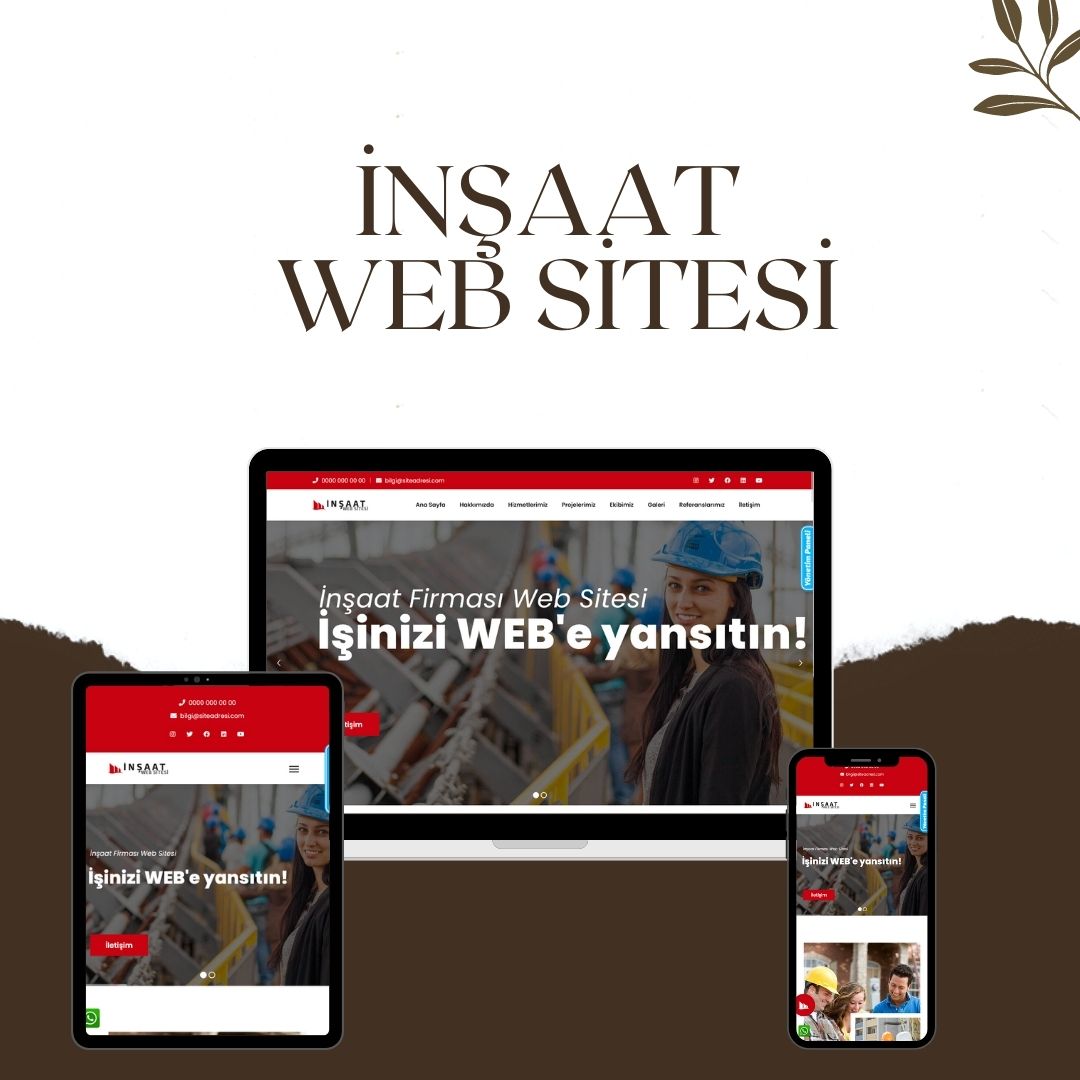 İnşaat Firma Web Sitesi 084
